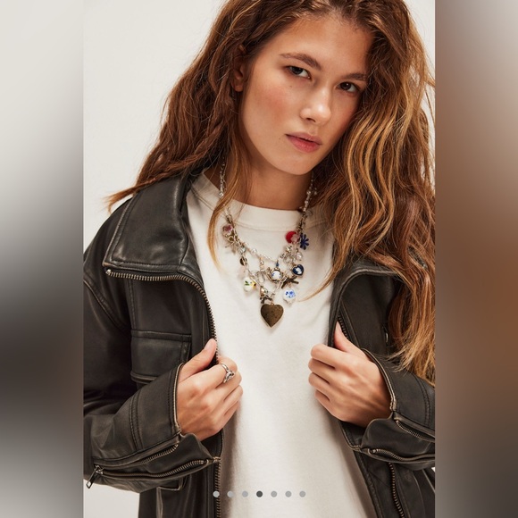 Free People Maxamillion Charm Necklace - Coquette Candy - Picture 4 of 8